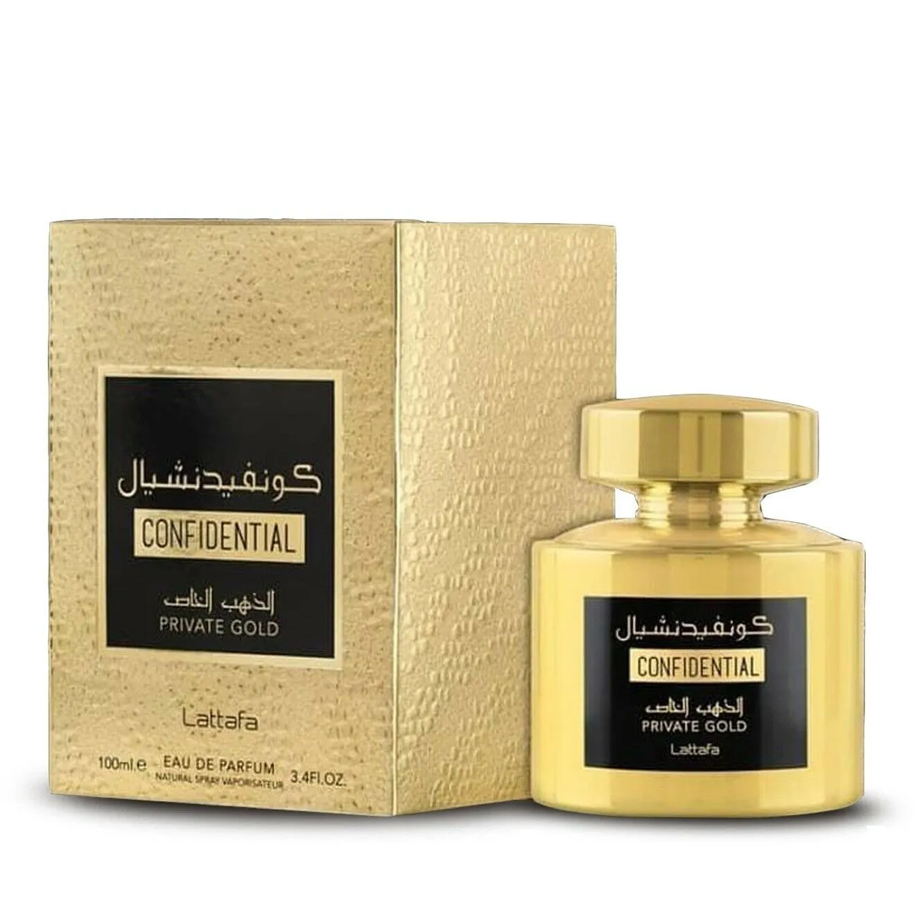 Lattafa Eau De Parfum Confidential Private Gold 100ML