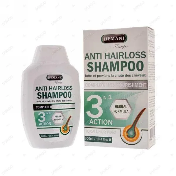 Hemani Shampoo Anti Hair Loss 3in1 300ML
