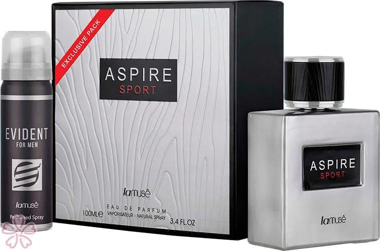Lamuse Eau De Parfum Exclusive Pack Aspire Sports 100ML