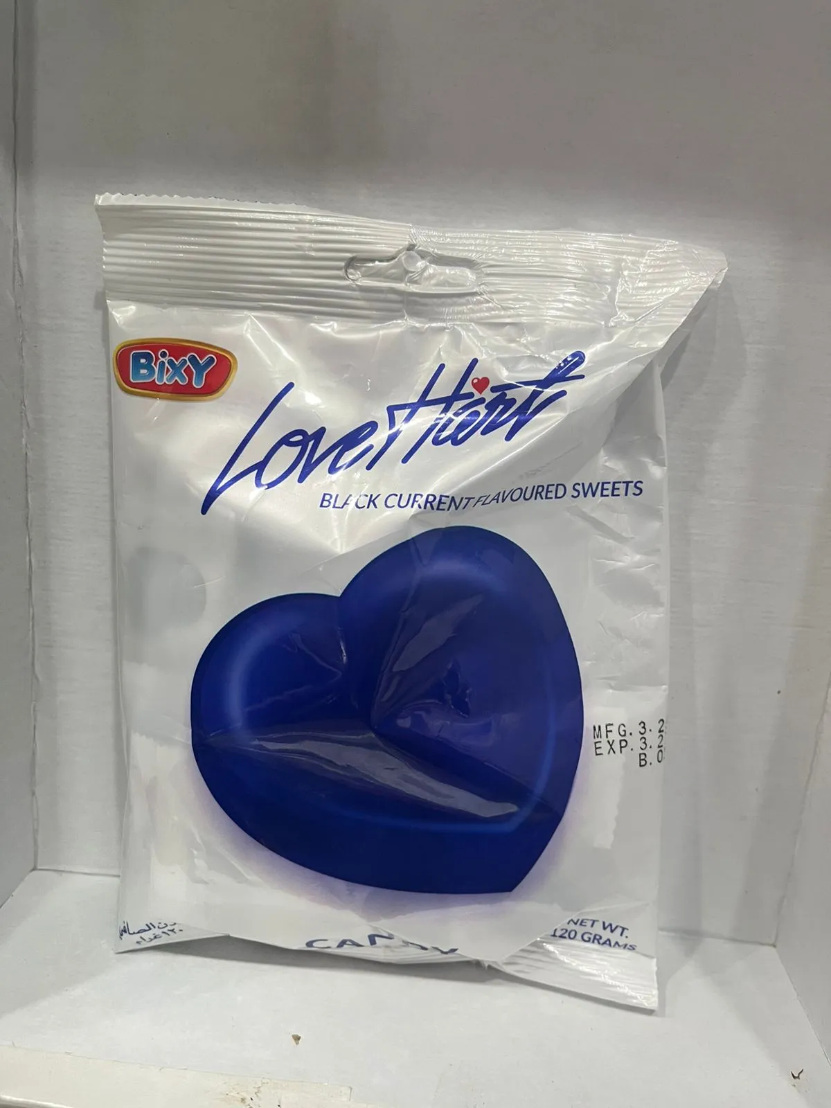Bixy Love Heart Candy Black Current 120G