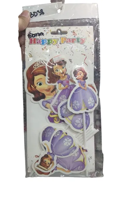Birthday Celebration Happy Birthday Cartoon Toppers Multi