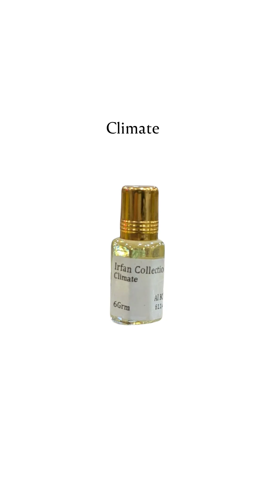 Concentrated Perfume Oil Attar Climate French Alkhaleej 6ML