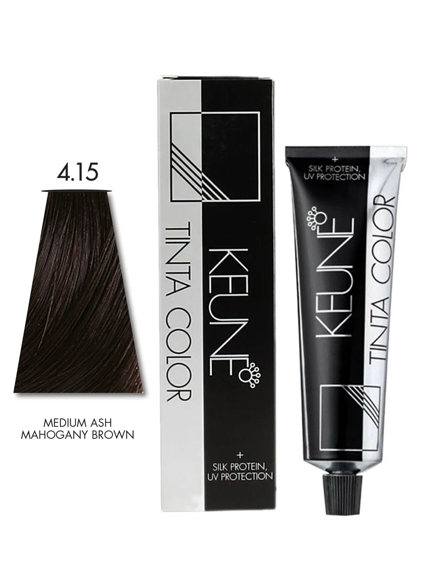 Keune Tinta Hair Color 4.15 Medium Ash Mahogany Brown