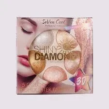 Seven Cool Shimer+highlighter Kit 5Color