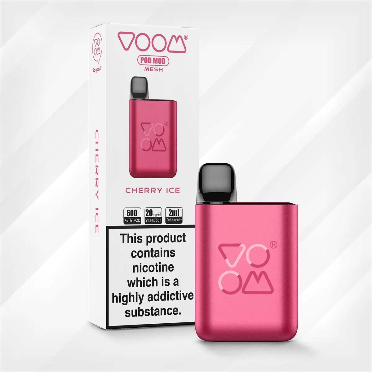 Voom Iris Mini Vape Pod Mesh Cherry Ice 600 Puffs