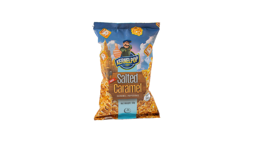 Kernelpop Caramel Popcorns Salted Caramel 50G